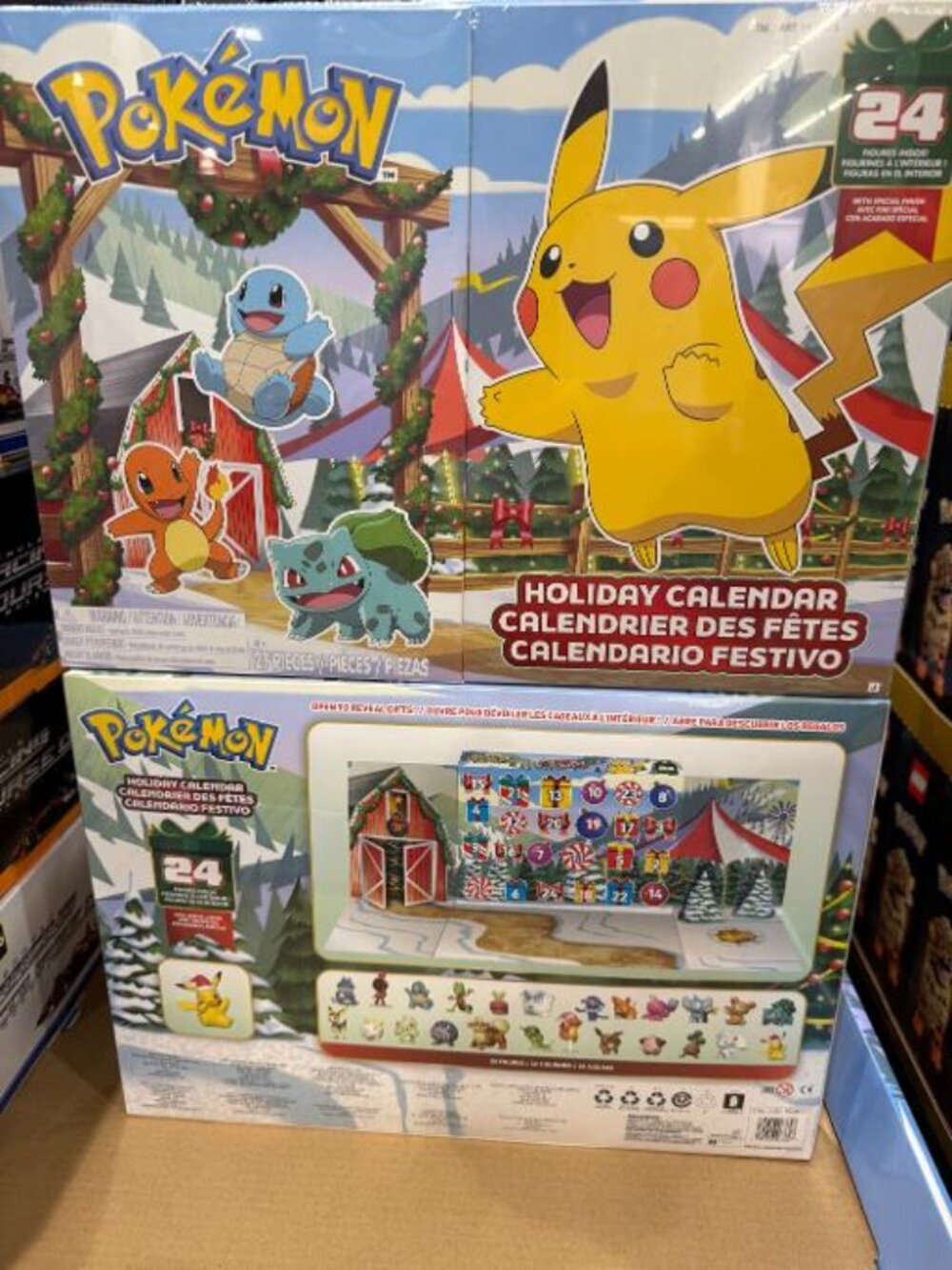 NEW Pokemon Holiday Advent Calendar 24 Figures inside
